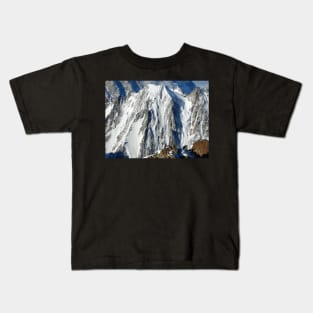 North face of Courtes (Alpes, France) Kids T-Shirt